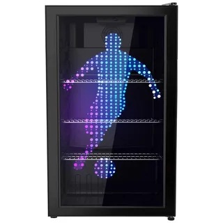 Getränkekühlschrank Fussballer Schwarz