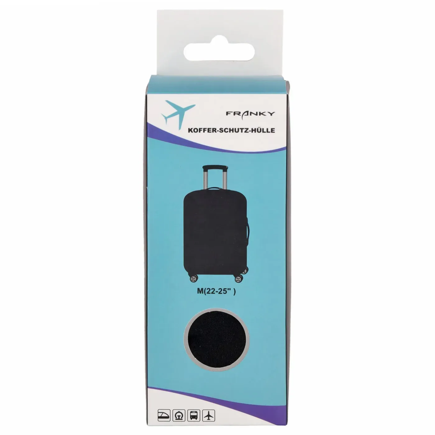 Franky Kofferhülle Luggage Cover LC-10M black - 16