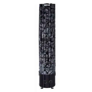 Harvia - Cilindro PC66 Black Saunaofen 6,6 kW mit integrierter Steuerung Stahl schwarz