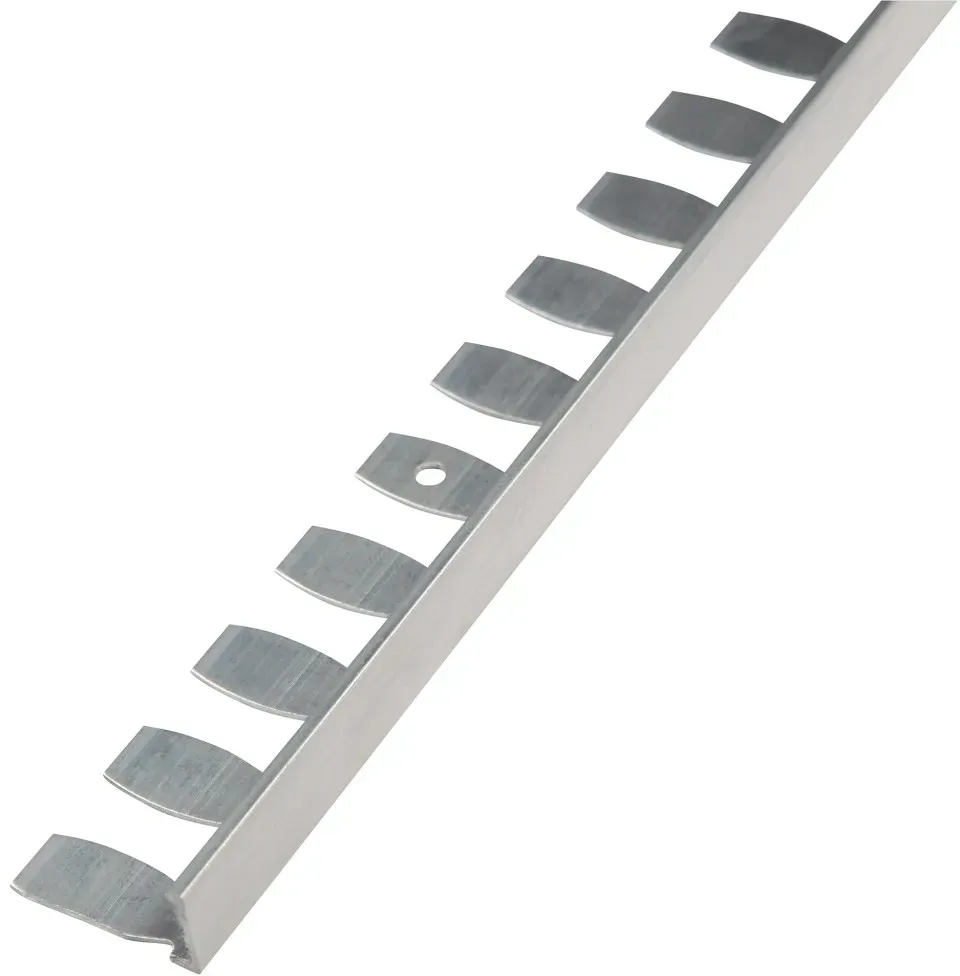 Radialabschlussprofil Aluminium natur für Rundungen | 6,0 mm