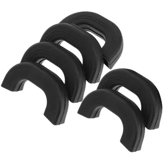 Toyvian 6 Stück Teiliges Silikon Topfgriff Hitzebeständige Flexible Pfannengriffe rutschfeste Topfgriffschoner für Heiße Herdplatten Schützt Hände vor Verbrennungen Beim Kochen