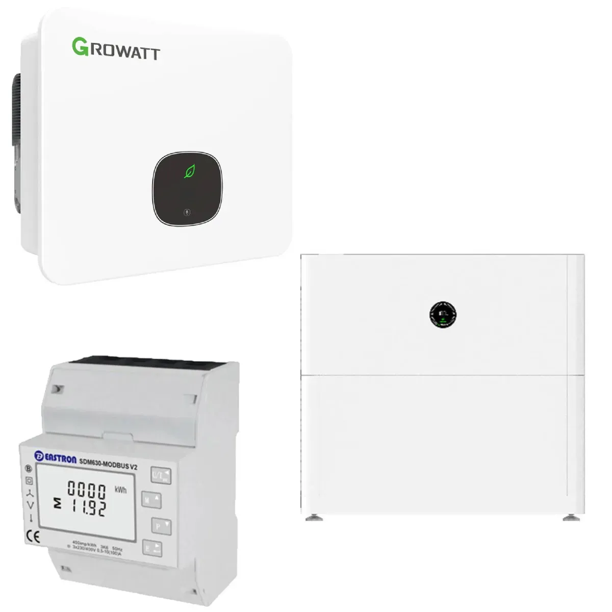 Growatt Set MID 30KTL3-XH 30 kW Hybrid-Wechselrichter + 5kWh Speicher