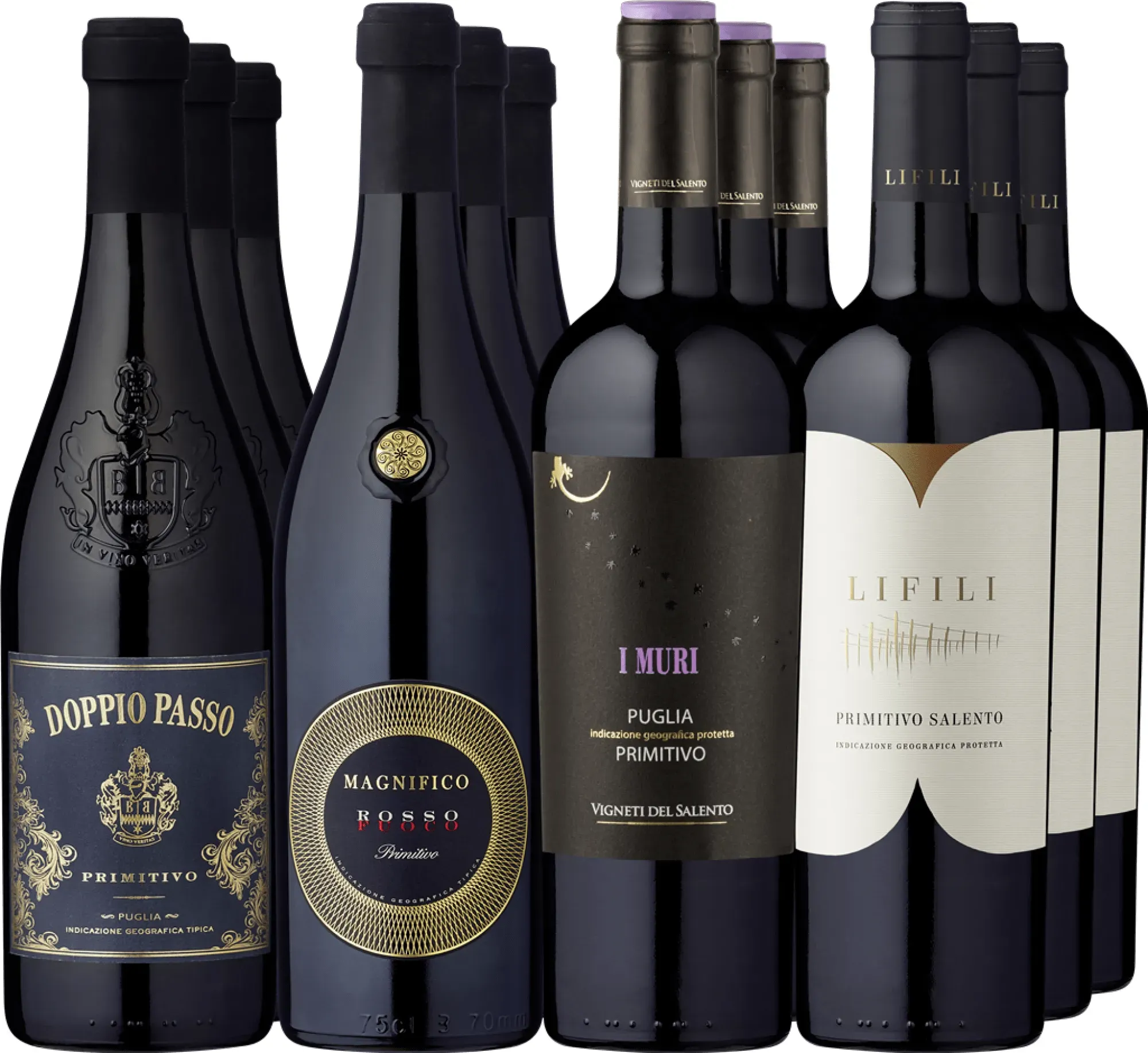 12er-Probierpaket »Primitivo - die Stars der Weinwelt«