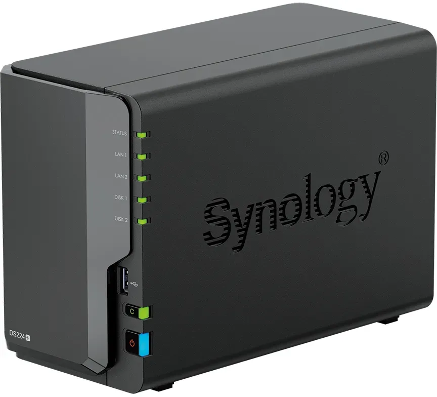 Synology DiskStation DS224+ Kompakter Datenspeicher mit 2 Einschüben - Neu mit 19% MwSt / OVP