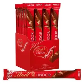Lindt Schokoriegel Lindor Milch Sticks, 912g, je 38g, 24 Riegel