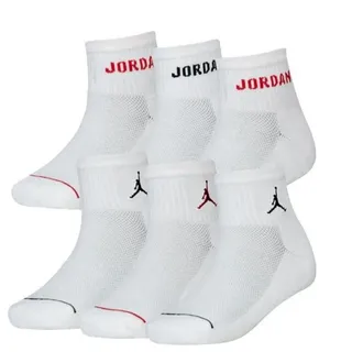Jordan Jungen Legend Ankle 6Pk Sokken, White, 5/7 Jahre - 5-7 Jahre