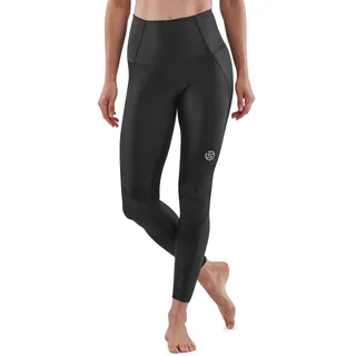 Skins Damen Tight Lauftights S3 Skyscraper, Schwarz, M
