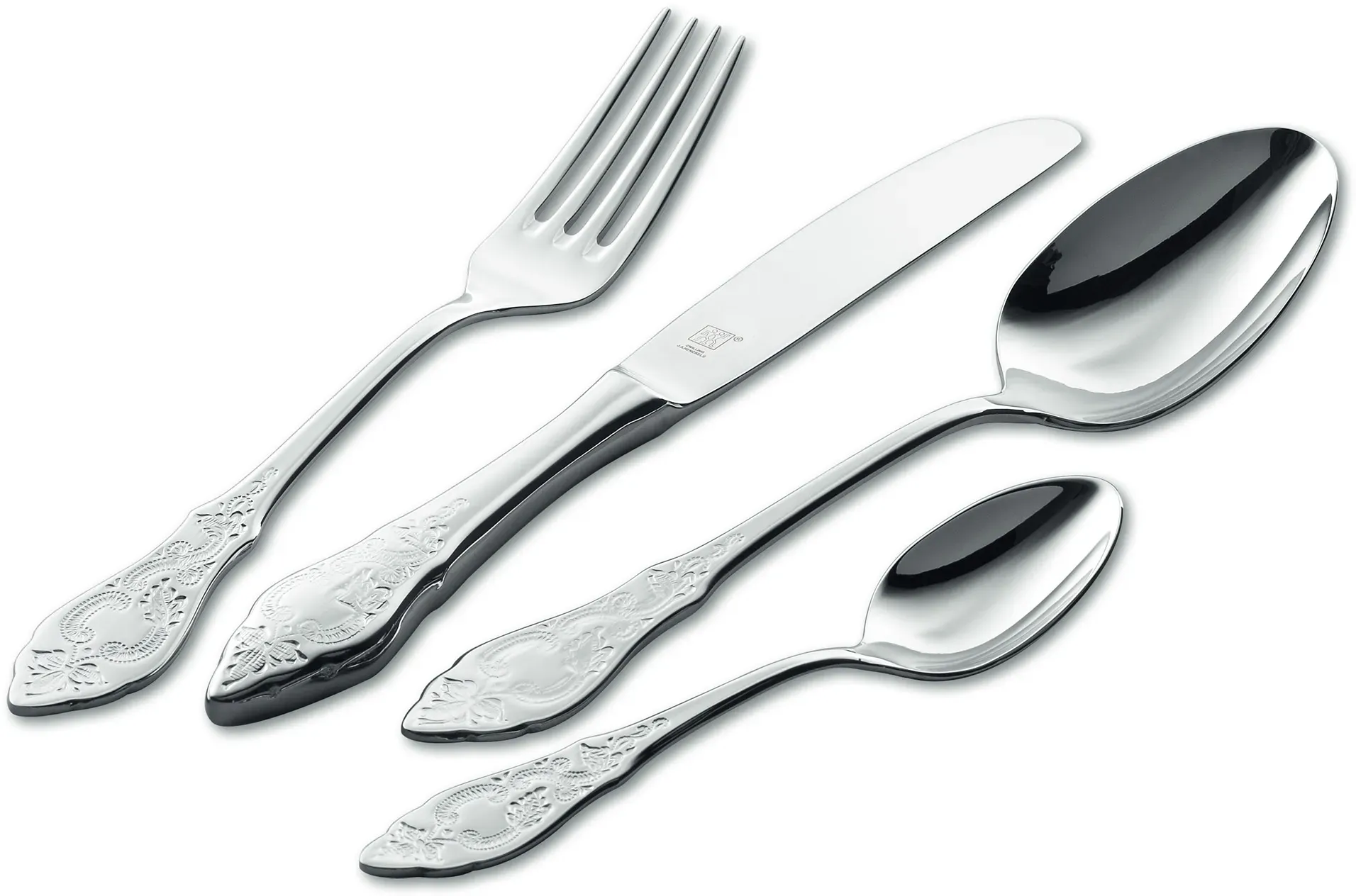 ZWILLING Besteck OSTFRIESEN 24 teilig Edelstahl mit Teelöffeln