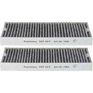 Supremery 2x Aktivkohlefilter kompatibel mit Miele Dunstabzugshauben DKF 35-P Geruchsfilter mit Aktivkohle