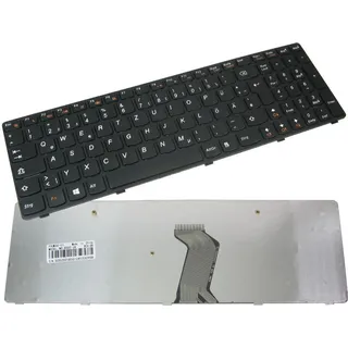 Trade-Shop Laptop-Tastatur Deutsch QWERTZ für IBM Lenovo G500 G505 G505A G505AM G510 G510A G510AM G700 G710 (Deutsches Tastaturlayout) - Schwarz