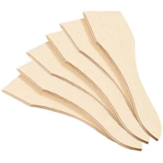 KESPER Raclette - Spachtel im 6er Set aus Buche / Kesper / Racletteschieber / Racletteschaber / Raclettespachtel