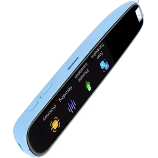 Scanstift Text zu Sprache Übersetzerstift (Blue, 13,5x3cm) - Für Studium, Reisen, Geschäft - 112 Sprachen, 1050mAh eingebaute Batterie, Kinder & Erwachsene