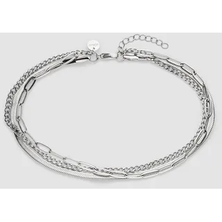 s.Oliver Fußkette aus Edelstahl - silber - 27