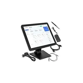 SHZICMY 17" LCD Touchscreen Monitor POS Kassenmonitor Touch Screen HDMI VGA 1280×1024 Kassen-Monitor für PC POS Kasse Restaurant Bar Coffee Store
