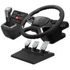 Force Feedback Truck Control System - Wired Wheel, gamepad and pedals set - PC