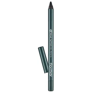 Flormar Extreme Tattoo Gel Pencil wasserfester Gel-Stift für die Augen Farbton 03 Deep Green 1,2 g