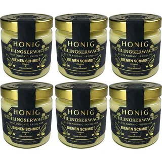 6x Deutscher Imkerhonig "FRÜHLINGSERWACHEN" 500 g im Glas Deutscher Honig Frühling