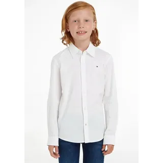 Tommy Hilfiger Kids Kids Solid Langarmhemd White 6 Jahre
