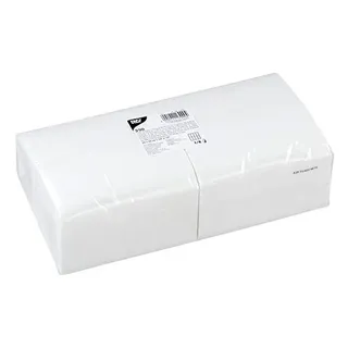 Papstar Servietten 2-lagig, 33x33 cm, weiß, (250 Stück), 33 x 33 cm