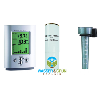 Niederschlags- und Temperaturmessung; Wassermesser; Regenmesser (Niederschlags- und Temperaturmessung; Wassermesser: Funk-, Regen- und Temperaturmonitor)