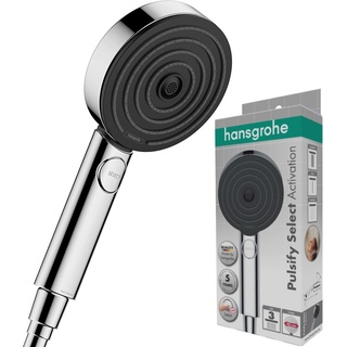 Hansgrohe Pulsify Select S Handbrause 105 3jet Activation chrom
