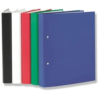 Toppoint 4 Ringbücher DIN A5 Ringbuch 2-Ring Ordner 1x rot blau schwarz weiß