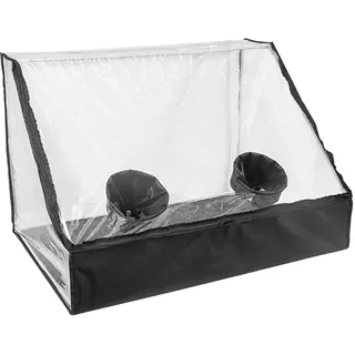 Gsycle Still Air Box, Foldable Transparent Mushroom Grow Box Laminar Flow Hood Fume Hood with Window for Spores Horticulture Supplies