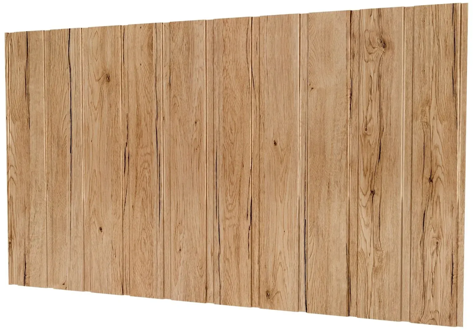 Trapezblech T7M | Wand | Stahl 0,50 mm | 25 μm Polyester | Holzoptik - Ahorn