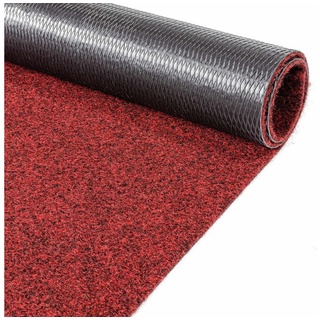 ANRO Fußmatte Schmutzfangmatte Teppich Läufer Sauberlaufmatte Indoor Outdoor Flur Eingang Poet Rot 100x100cm