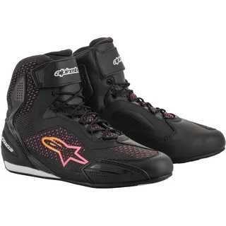 Alpinestars Stella Faster 3 Rideknit Damen Motorradschuhe Motorradstiefel Atmungsaktiv thermisch gelb|schwarz 38,5 EU