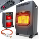 Gasheizstrahler Schwarz 72x38x42cm 4200W