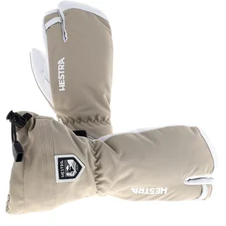 Hestra Army Leather Heli Ski 3-Finger Handschuhe-Beige-9