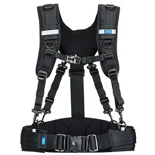 JJC GB-PRO1 Fotografie-Gürtel und Geschirr, kompatibel mit Objektivbeuteln