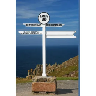 Lands End Notebook: 100 Lined Pages | Love Cornwall | UK Travel