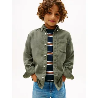 Tommy Hilfiger Langarmhemd CORDUROY SHIRT Kinder bis 16 Jahre grün 14 (164)