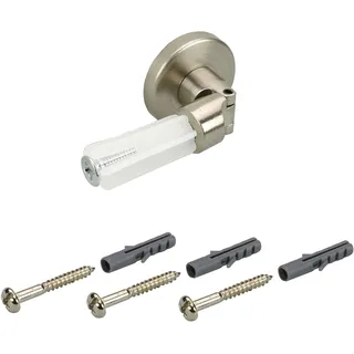 LIEDECO Träger für Gardinenstangen Dachschräge Ø16mm, 1 Stück edelstahl-optik