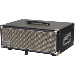 GATOR Cases Retro Series Vintage Amp Rack-Gehäuse; 3U Schwarz (GR-RETRORACK-3BK)