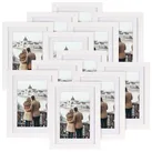 12er-Set Bilderrahmen mit robustem Acrylglas, 13 x 18 cm, weiß