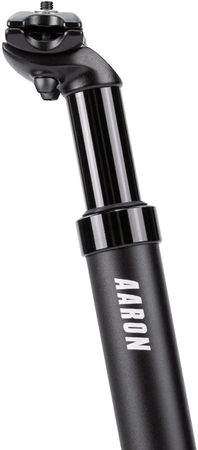 AARON Spring Sattelstütze gefedert - 27,2, 30,9, 31,6 oder 34,9 mm - Schwarz - 34,9 mm