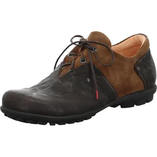 THINK! Herren Kong Nachhaltige, Leder Gefütterte Schnürhalbschuhe, 3010 Espresso Kombi, 44 EU