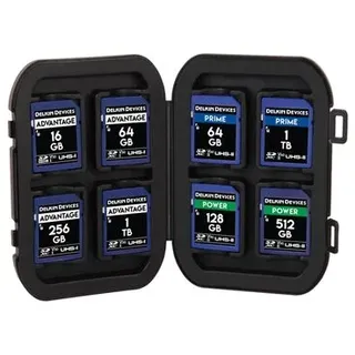 Delkin Speicherkarten-Tasche für 8x SD-Karten