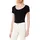 Damen T-Shirt VMMAXI SS U Neck NOOS Einfarbig Gr 36 Herstellergröße S Schwarz Black