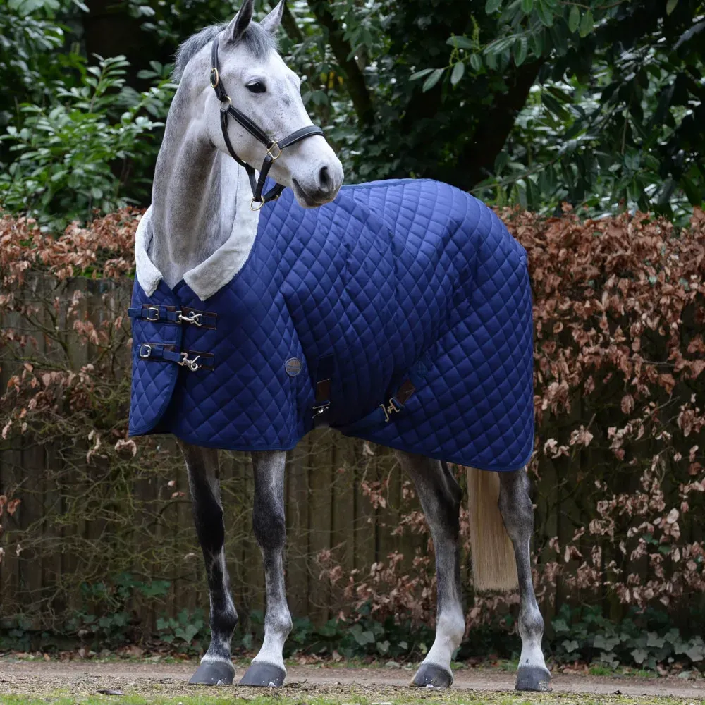 Weatherbeeta Comfitec Deluxe Diamond Quilt Standard Medium 250g - navy, 135