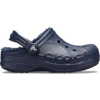 Crocs Unisex Kinder Baya Lined K Clogs, Navy, 32/33 EU