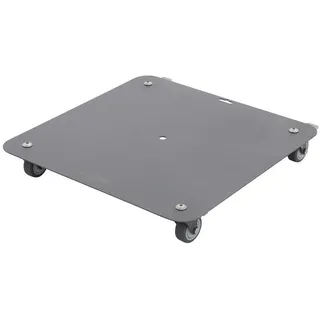Doppler EASY ROLL VARIO, 42 x 42 cm - Anthrazit - Stahl - mit Rollen - für Schirmständer