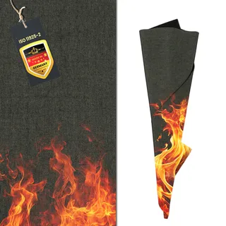 FireMat GreenSilk Edition 150x100cm, Feuerfeste Unterlage für Elektrogeräte wie Kaffeemaschine, Mikrowelle UVM. Outdoor Camping geeignet