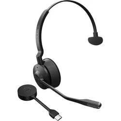 Jabra Engage 55 SE UC Mono UNC (DECT, USB-C (Kabellos, USB-C), Office Headset, Schwarz