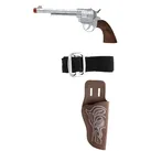 Cowboy Pistole mit Gürtel und Holster - OS