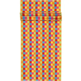 CAWÖ Life Style Karo 7017 Saunatuch 70 x 180 cm multi