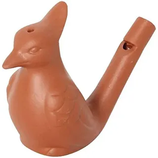 Wasserpfeife Vogel aus Ton, ca. 7 cm